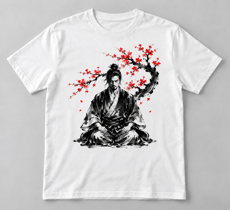 Enlarged samurai cherry blossom
