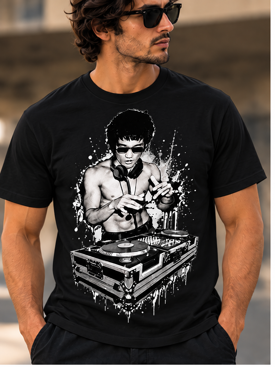 Monochrome Graffiti DJ