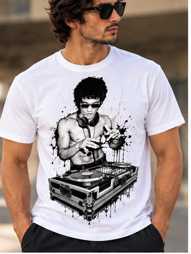 Monochrome Graffiti DJ