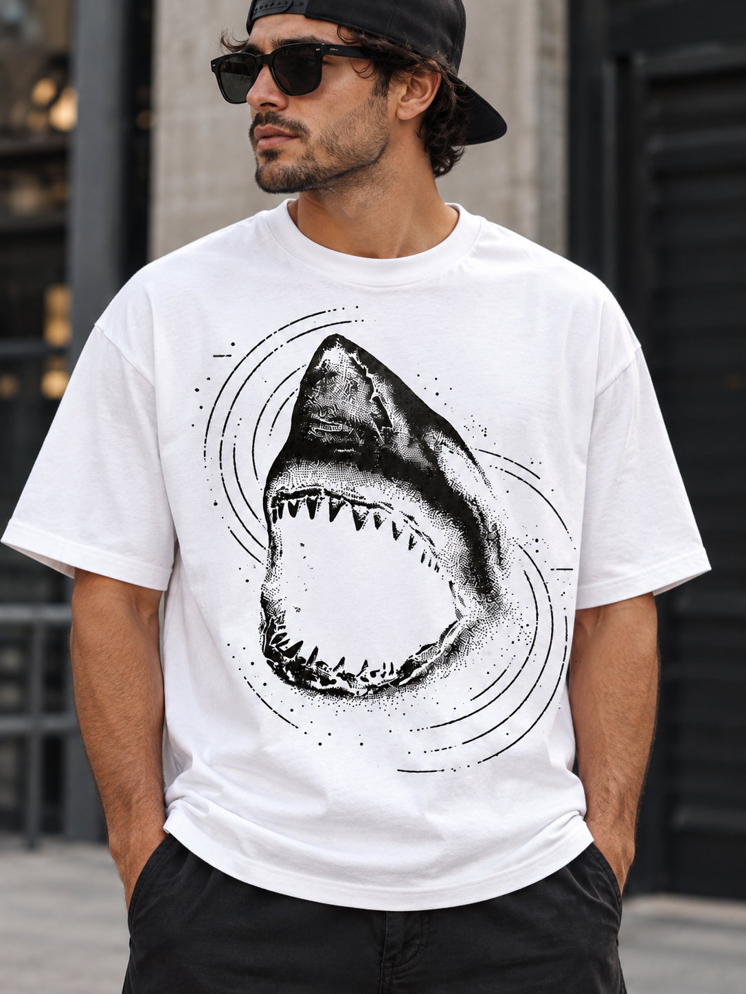 Shark Graphic Mockup